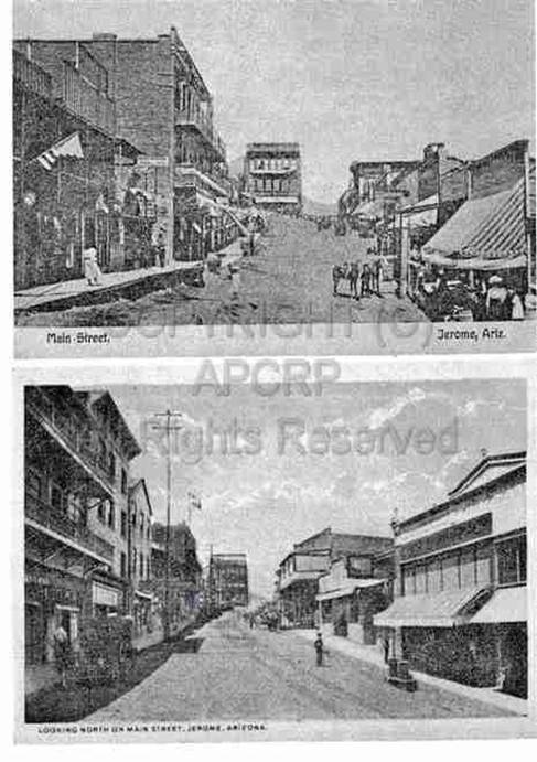 Insert 4. Two postcards of Main Street taken 25 years apart..jpg